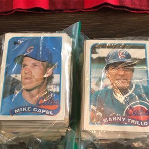 CHICAGO CUBS Baseball Cards Assorted ‘81-91